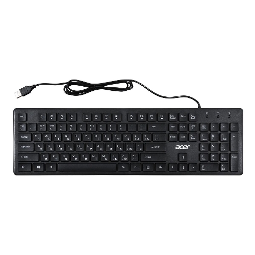 Клавиатура проводная Acer OKW020, USB, черный