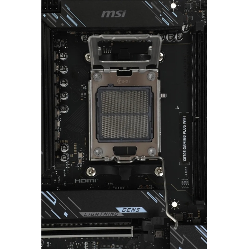 Материнская плата MSI X870E GAMING PLUS WIFI, AM5, AMD X870E, 4xDDR5, 4xSATA, 3xM.2, 1xPCIe 5.0 x16, 1xPCIe 4.0 x4, 2xPCIe 3.0 x1, 1xHDMI, 1xUSB Type-C, 1x5Gb LAN, Wi-Fi 7, Bluetooth 5.4, 2xUSB-C 20Gbps, 1xUSB-C 40Gbps, 2xUSB-A 5Gbps, 2xUSB-A 10Gbps, 4xUSB-A 2.0, 3x3.5 мм, 7.1, ATX