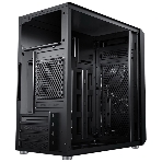 Компьютерный корпус ACD Coffre 104G mATX, Black, CPU 140мм, VGA 245мм, PSU 285мм, 2x3.5INT, 1x2.5INT, 2xUSB 2.0, 1xUSB 3.0, HD Audio, w/o FAN, w/o PSU, TG