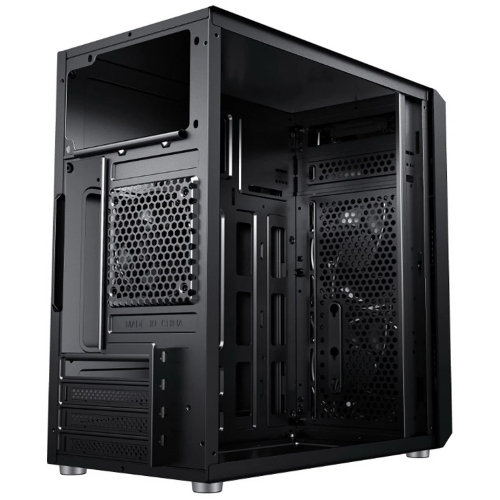 Компьютерный корпус ACD Coffre 104G mATX, Black, CPU 140мм, VGA 245мм, PSU 285мм, 2x3.5INT, 1x2.5INT, 2xUSB 2.0, 1xUSB 3.0, HD Audio, w/o FAN, w/o PSU, TG