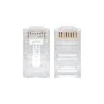 Коннектор RJ-45 TERACOM PRO неэкранированный 8P8C 30мкд Cat.5E универсальный (упак. 10 шт)