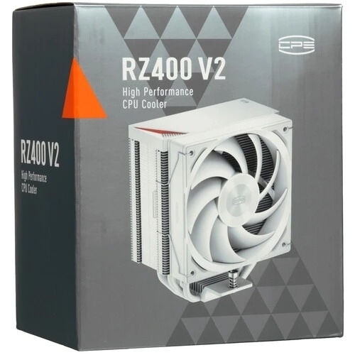 Устройство охлаждения (кулер) PcCooler RZ400 V2 белый 120мм алюминий+медь 2200rpm 32db 4-pin 240W 155мм