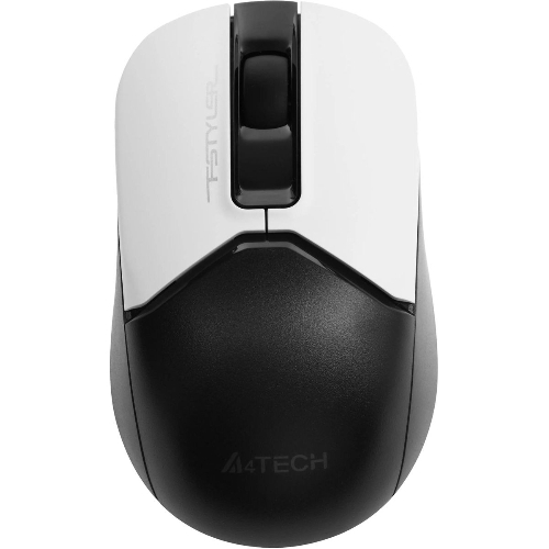 Мышь беспроводная A4Tech Fstyler FB12 белый/черный, 1200 dpi, радиоканал, Bluetooth, USB, кнопки - 3