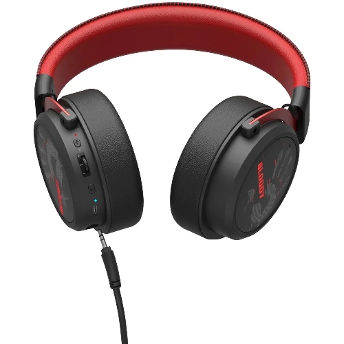 Гарнитура Bloody MR590 Sports Red красный/чёрный, беспроводная + проводная, Bluetooth, до 35 ч