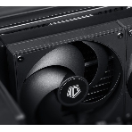 Вентилятор для корпуса ID-Cooling AS-120-K черный, 120 мм, 2000 об/мин, 27.2 дБ, 4 pin