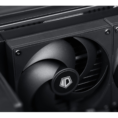 Вентилятор для корпуса ID-Cooling AS-120-K черный, 120 мм, 2000 об/мин, 27.2 дБ, 4 pin