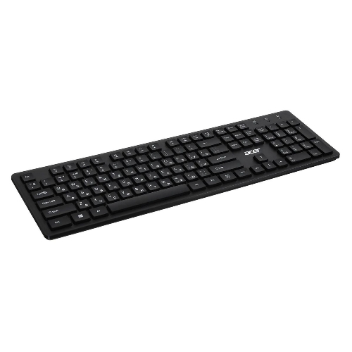 Клавиатура проводная Acer OKW020, USB, черный
