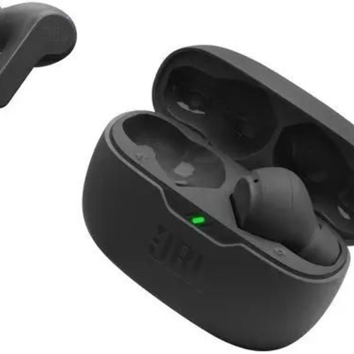 Наушники TWS JBL Wave Beam черный, внутриканальные, Bluetooth, быстрая зарядка, до 8 ч