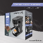 Кофеварка рожковая Zigmund & Shtain ZCM-900 черный, исп. кофе - молотый, 1.2 л, 1200 Вт, 15 бар