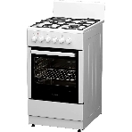 Плита комбинированная Darina 1E КМ241 321 W белый, конфорок 3 газовых и 1 электрическая, духовка 50 л, 50 см x 85 см x 60 см