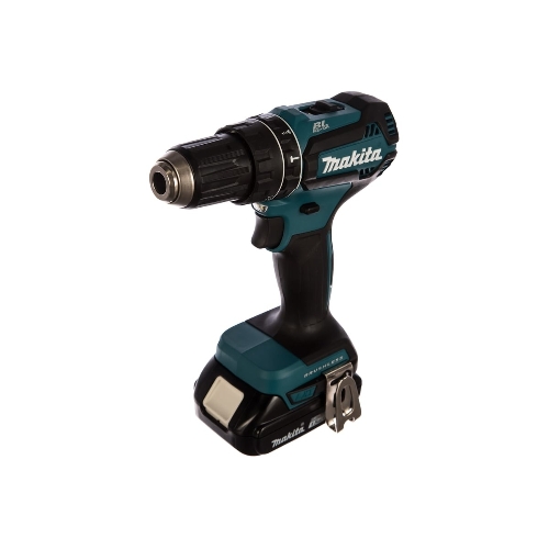 Аккумуляторная дрель-шуруповерт Makita DHP485SYE б\щет, 18В, 2х1.5 А·чLi-ion, БЗП-13мм,0-500\1900об\м, 50\25Нм