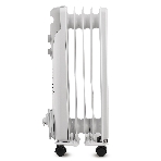 Обогреватель масляный Vitek VT-1707 W (5 секций) белый, 1000 Вт, 10 м2, термостат