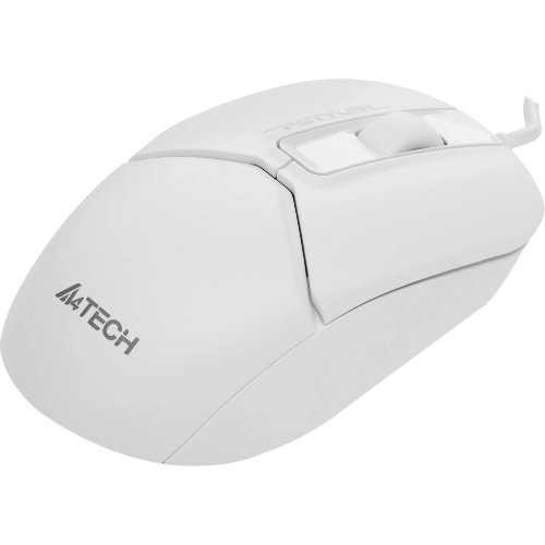Мышь проводная A4Tech Fstyler FM12S белый, 1200 dpi, USB, кнопки - 3