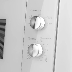 Микроволновая печь встраиваемая Maunfeld MBMO.20.1PGW белый, 20 л, 800 Вт, переключатели - поворотный механизм