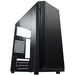 Компьютерный корпус ACD Coffre 104G mATX, Black, CPU 140мм, VGA 245мм, PSU 285мм, 2x3.5INT, 1x2.5INT, 2xUSB 2.0, 1xUSB 3.0, HD Audio, w/o FAN, w/o PSU, TG