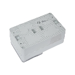 Блок открытого монтажа AtlasDesign PROFI IP54: розетка с заземлением со шторками 16А, выключатель 2-клав.10А, серый