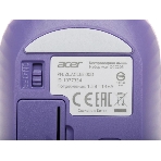 Комплект клавиатура + мышь Acer OCC205 беспроводной USB, 1200 dpi, фиолетовый
