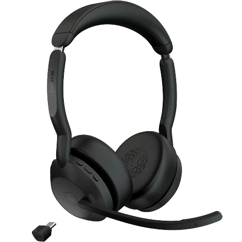 Гарнитура Jabra Evolve2 55 чёрный, беспроводная, Bluetooth, до 18 ч
