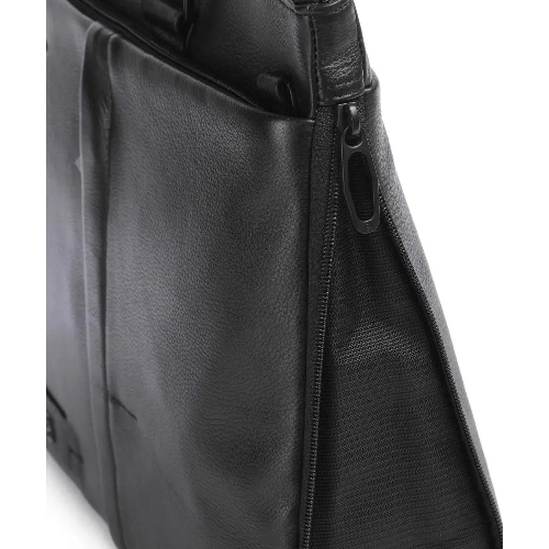 Деловая сумка мужская Piquadro Russel CA4021W137/N с отделением для ноутбука 15.6" черная натур.кожа