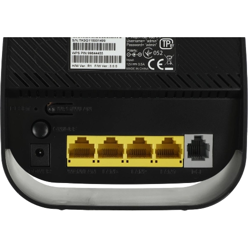 Роутер беспроводной D-Link DSL-2640U/R1A ADSL2+ черный (Annex A)