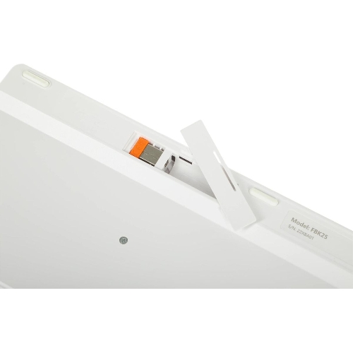 Клавиатура беспроводная A4Tech Fstyler FBK25, USB, Bluetooth/Радиоканал, белый/серый
