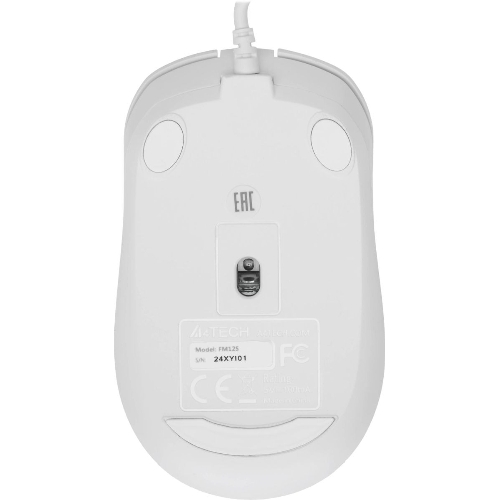 Мышь проводная A4Tech Fstyler FM12S белый, 1200 dpi, USB, кнопки - 3