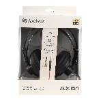 Проводные наушники Axelvox AX51 черный, полноформатные