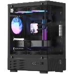 Корпус Formula Crystal Z1CM Plus AR v2 черный без БП mATX 5x120мм 1xUSB3.0 audio bott PSU