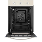 Шкаф духовой электрический Maunfeld EOEC516BG, встраиваемый, 51л, дверца с 2 стеклами, бежевый