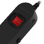 Сетевой фильтр Ippon NF-EU-1.8-10 1.8 м, 6 розеток, черный, коробка