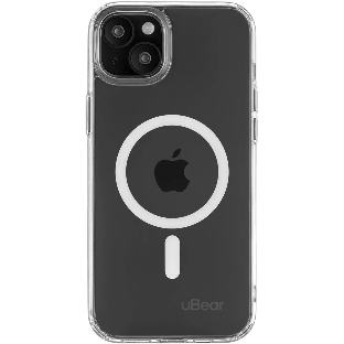Чехол (клип-кейс) uBear для Apple iPhone 15 Plus Real Mag Case with MagSafe прозрачный (CS254TT67RL-I23M)