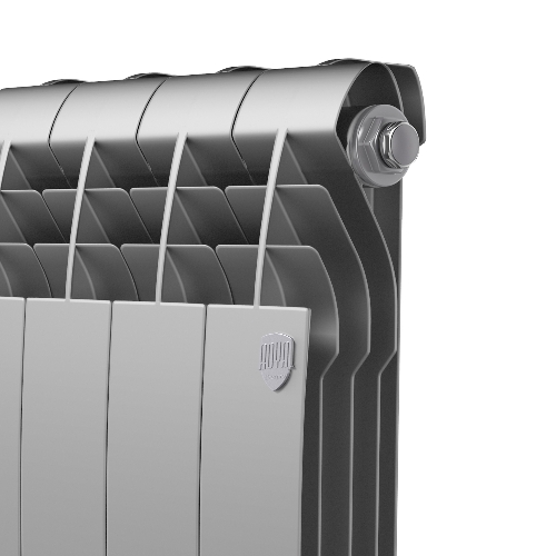 Радиатор Royal Thermo BiLiner 350 Silver Satin VR80 - 8 секц.