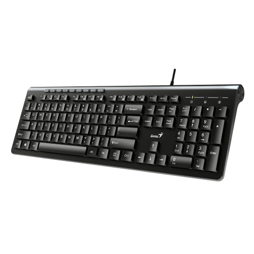 Клавиатура проводная Genius SlimStar 230II 31310048402, USB, черный