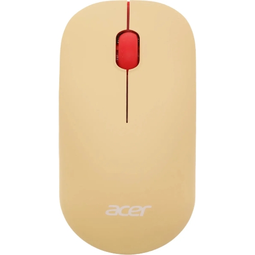 Комплект клавиатура + мышь Acer OCC205 беспроводной USB, 1200 dpi, розовый/бежевый