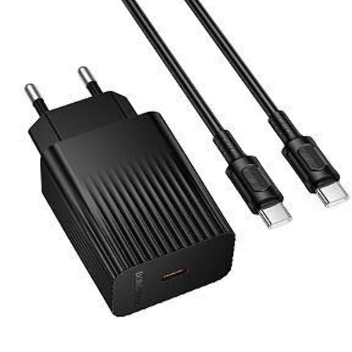 Сетевое зарядное устройство BOROFONE (6941991122736) BAS73Aaa 1Type-C 3.0A PD20W для Type-C Type-C черный