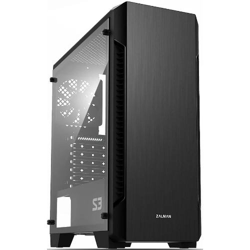 Компьютерный корпус Zalman S3 черный без БП ATX 2x120мм 2xUSB 2.0 1xUSB 3.0 audio bott PSU