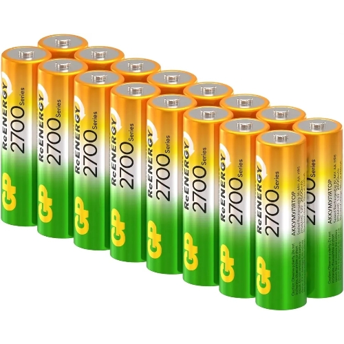Аккумулятор GP 270AAHCRGY AA NiMH 2700mAh (16шт) спайка