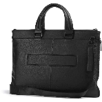 Деловая сумка мужская Piquadro Russel CA4021W137/N с отделением для ноутбука 15.6" черная натур.кожа