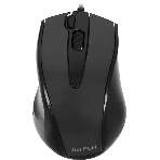 Мышь проводная A4Tech N-500F серый глянец/черный, 1200 dpi, USB, кнопки - 4