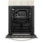 Шкаф духовой электрический Maunfeld EOEC516BG, встраиваемый, 51л, дверца с 2 стеклами, бежевый
