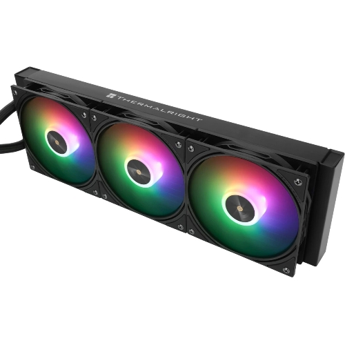 Водяное охлаждение для процессора Water Cooling System Thermalright Frozen Warframe 360 Ultra черный Argb (360мм, черный, ARGb/Fans: 3x120мм, 70.84CFM, 22.1dBA, 2000RPM/Pump height 60мм, 23dBA, 3000RPM, Rad thickness 27mm/S: 1200, 1700, 1851, 2011, 2066, 115X, AM5, AM4)