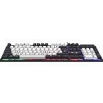Клавиатура проводная Defender Dark Knight R GK-077, USB, черный/белый