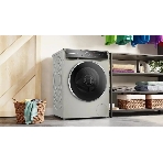 Стиральная машина Bosch Serie 8 WGb2440XME серебро, загрузка фронтальная 9 кг, 1400 об/мин., класс: А+++