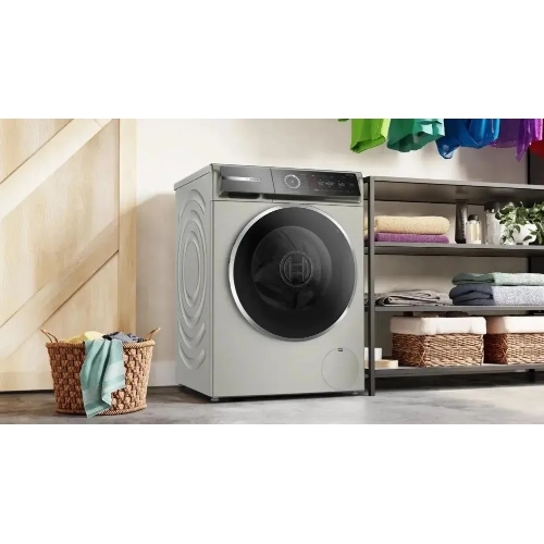 Стиральная машина Bosch Serie 8 WGb2440XME серебро, загрузка фронтальная 9 кг, 1400 об/мин., класс: А+++