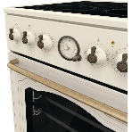 Плита электрическая Gorenje GECS5B70CLI бежевый, конфорок 4 электрических, духовка 70 л, 50 см x 85 см x 59.4 см