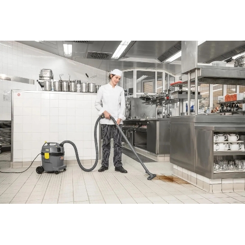 Пылесос строительный Karcher NT 22/1 Ap Te серый, 1300 Вт, уборка сухая/влажная, пылесборник мешок/контейнер, 22 л