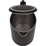 Чайник электрический Centek CT-0020 черный металл 1.7 л, 2200 Вт, бесшовная колба, двойные стенки
