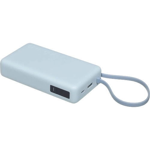 Портативный аккумулятор со встроенным кабелем Xiaomi 67W Power Bank 20000 (Integrated Cable) Ice Blue (BHR08O8GL)
