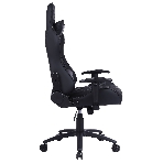 Кресло Cactus CS-CHR-030BL черный, экокожа, подголовник