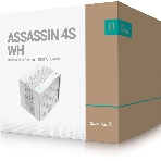 Кулер для процессора DEEPCOOL ASSASIN 4S WH белый, 140 мм, алюминий/медь, 1800 об/мин, 29.3 дБ, 4 pin, 250 Вт, 164 мм